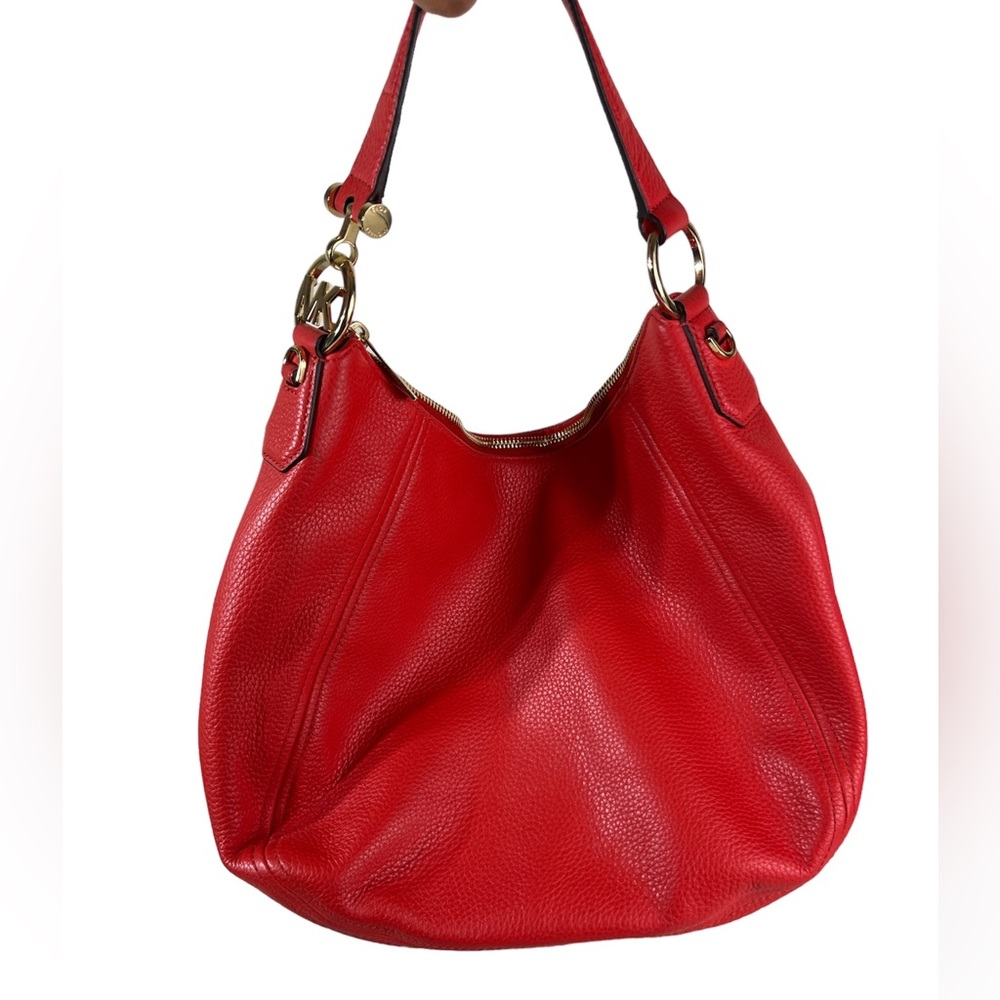 Michael Kors Fulton MK Purse Leather Handbag